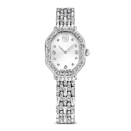 Resim Dextera Octagon Saat, İsviçre Üretimi, Metal bileklik, Gümüş Rengi, Paslanmaz çelik