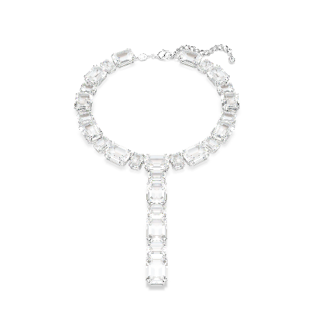 Resim Millenia Kolye, Karışık kesimler, Beyaz, Rodyum kaplama