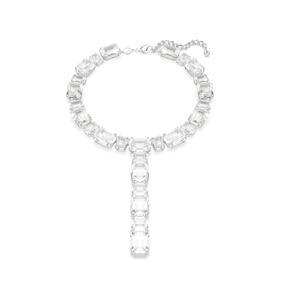 Resim Millenia Kolye, Karışık kesimler, Beyaz, Rodyum kaplama