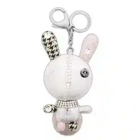 Resim Mathilde Çanta Charm'ı, Tavşan, Gri, Paslanmaz çelik