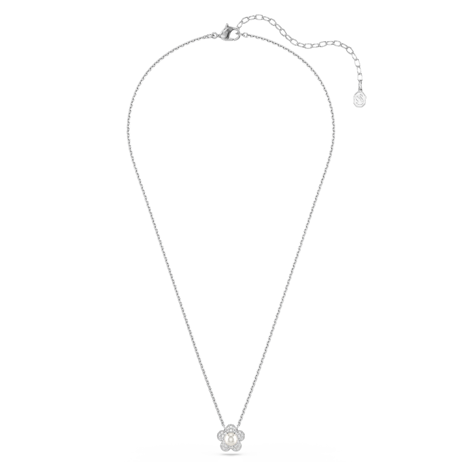 Resim Ariana Grande x Swarovski Kolye,Beyaz,Rodyum kaplama