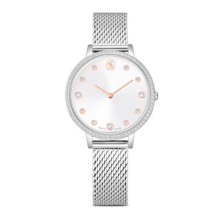 Resim Clarica Saat, İsviçre Üretimi, Metal bileklik, Gümüş Rengi, Paslanmaz çelik