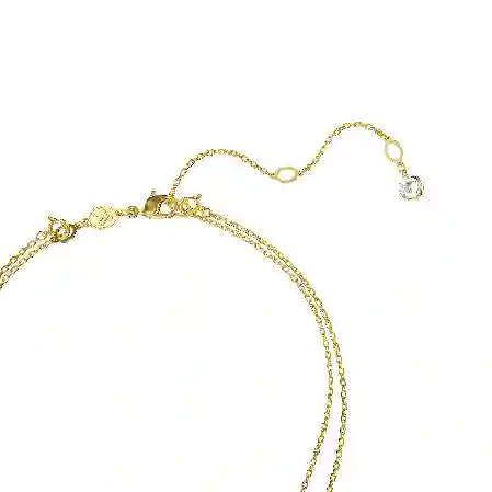 Resim Meteora Katlı Kolye, Beyaz, Altın rengi kaplama