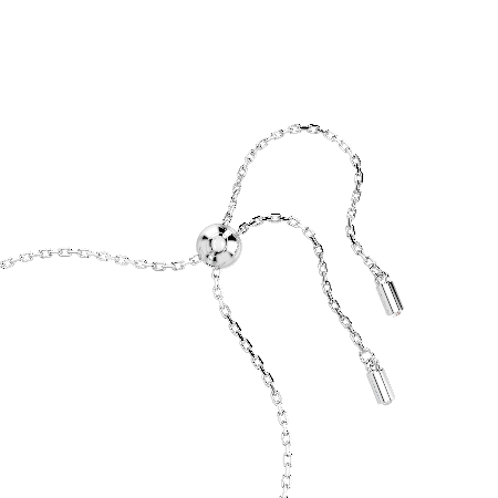Resim Birthstone Bileklik, Kare kesim, Mart, Mavi, Rodyum kaplama