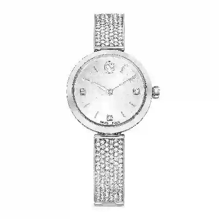 Resim Illumina Saat, İsviçre Üretimi, Metal bileklik, Gümüş Rengi, Paslanmaz çelik