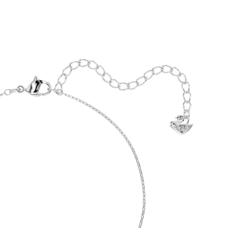 Resim Una Kolye, Yuvarlak kesim, Mavi, Rodyum kaplama