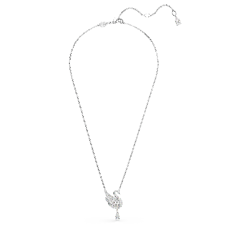 Resim Swan Vienna Kolye, Kuğu, Beyaz, Rodyum kaplama