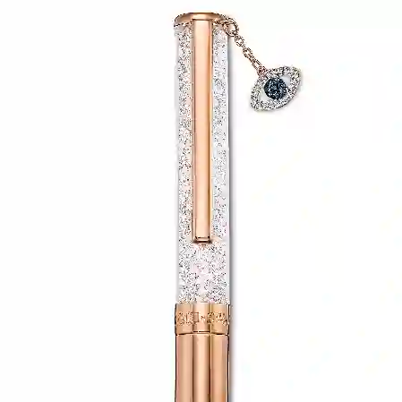 Resim Crystalline Tükenmez Kalem, Nazarlık, Rose Altın tonu, Pembe altın rengi kaplama