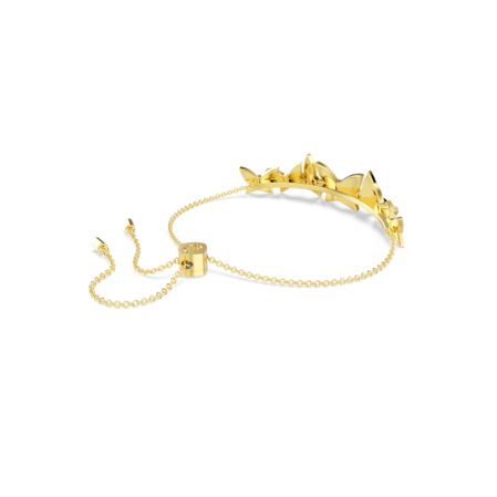 Resim Idyllia Lilia Bileklik, Kelebek, Beyaz, Altın rengi kaplama