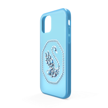 Resim Akıllı Telefon Kılıfı, Kuğu, iPhone® 12/12 Pro, Mavi