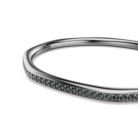 Resim Dextera Bileklik, Sekizgen şekil, Yuvarlak kesim, Beyaz, Rutenyum kaplama