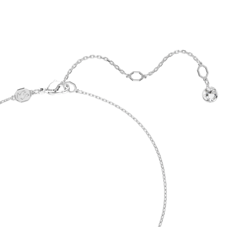 Resim Dextera Kolye, Yuvarlak kesim, Küre, Beyaz, Rodyum kaplama