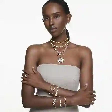 Resim Idyllia Bileklik, Çiçek, Sarı, Rodyum kaplama