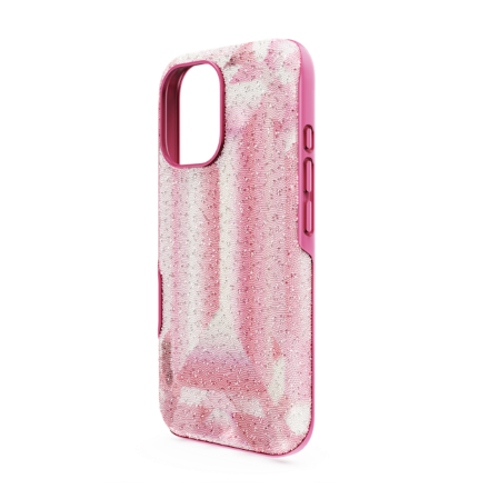 Resim High Akıllı Telefon Kılıfı, Kristal baskı motifi, iPhone® 16, Pembe
