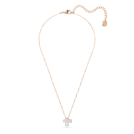 Resim Mesmera Kolye, Karışık kesimler, Beyaz, Pembe altın rengi kaplama