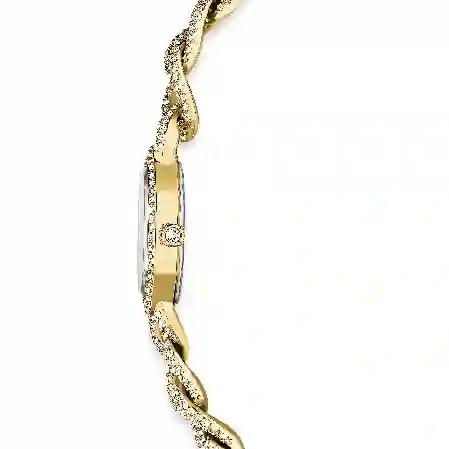 Resim Dextera Chain Saat, İsviçre Üretimi, Kristal bileklik, Altın Rengi, Altın rengi yüzey