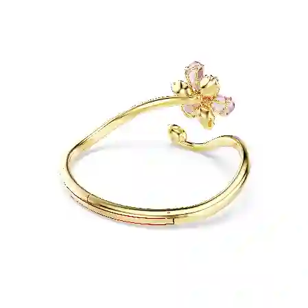 Resim Idyllia Bileklik, Karışık kesimler, Çiçek, Çok renkli, Altın rengi kaplama