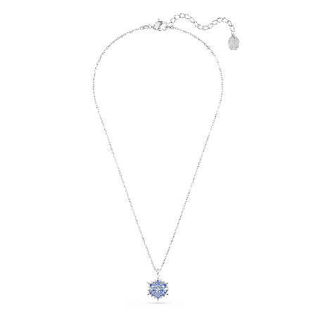 Resim Magic Kolye, Kar tanesi, Mavi, Rodyum kaplama