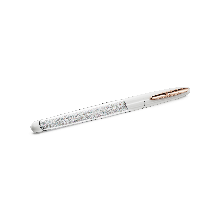 Resim Crystalline Nova Top Uçlu Kalem, Beyaz, Pembe altın rengi kaplama