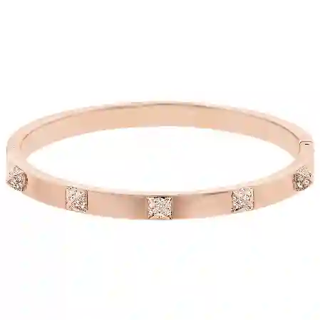 Resim Tactic Bileklik, Beyaz, Pembe altın rengi yüzey