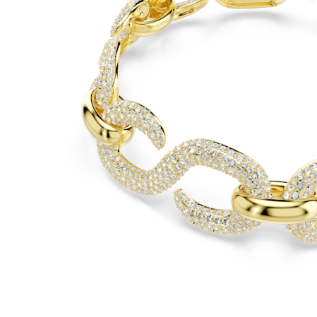 Resim Dextera Gerdanlık, Yuvarlak kesim, Beyaz, Altın rengi kaplama