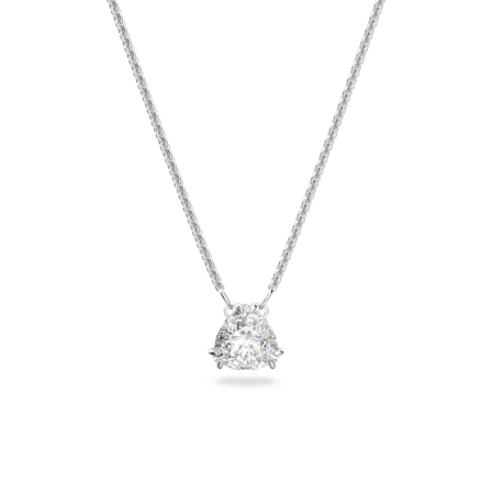 Resim Millenia Kolye, Trilliant kesim, Beyaz, Rodyum kaplama