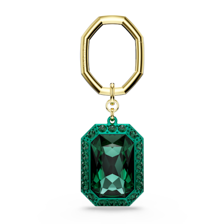 Resim Anahtarlık, Sekizgen kesim, Yeşil, Karışık metal yüzey