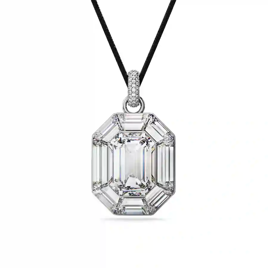 Resim Lucent Kolye, Sekizgen kesim, Beyaz