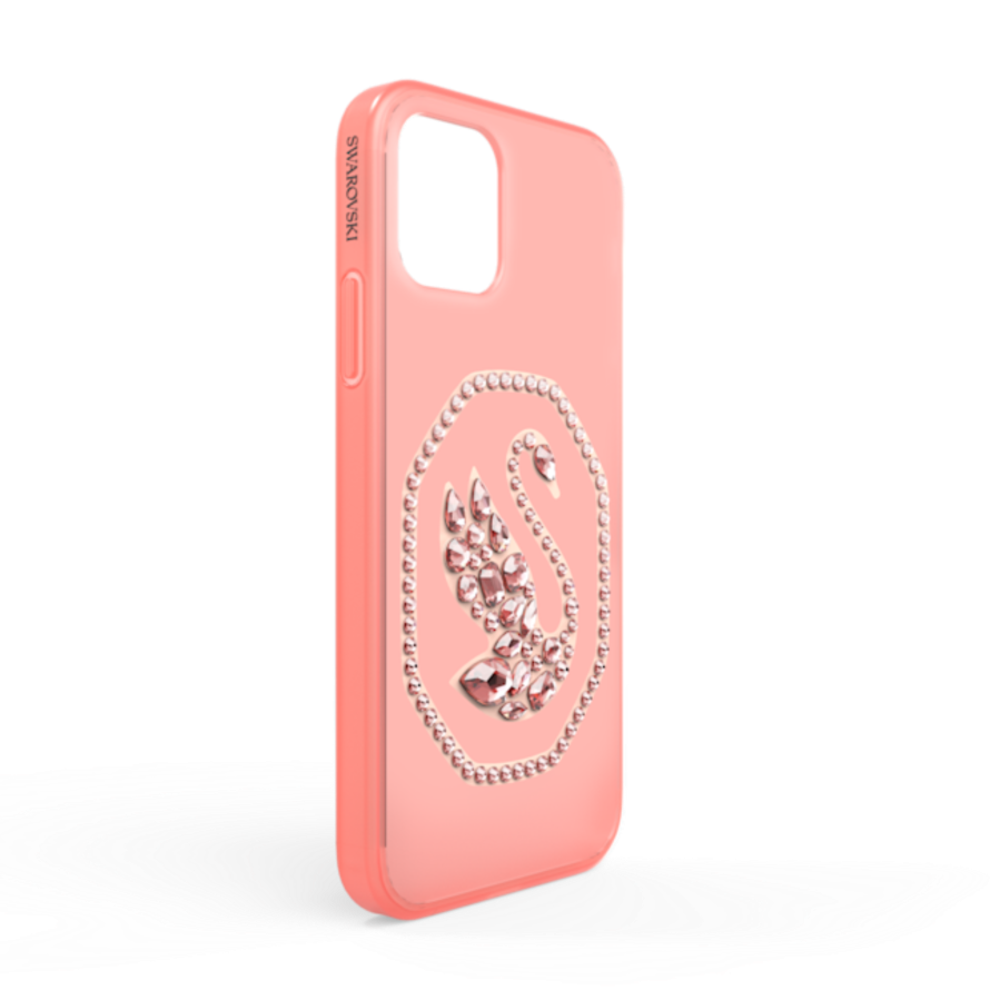 Resim Akıllı Telefon Kılıfı, Kuğu, iPhone® 12/12 Pro, Uçuk pembe