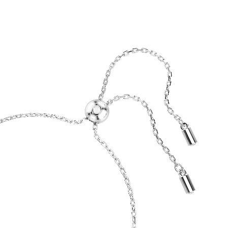 Resim Una Angelic Bileklik, Yuvarlak kesim, Çift taraflı motifler, Beyaz, Rodyum kaplama