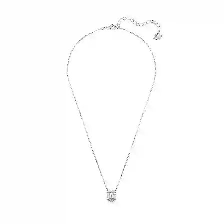 Resim Millenia Kolye, Sekizgen kesim, Beyaz, Rodyum kaplama