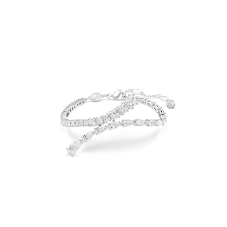 Resim Matrix Bileklik, Karışık kesimler, Beyaz, Rodyum kaplama