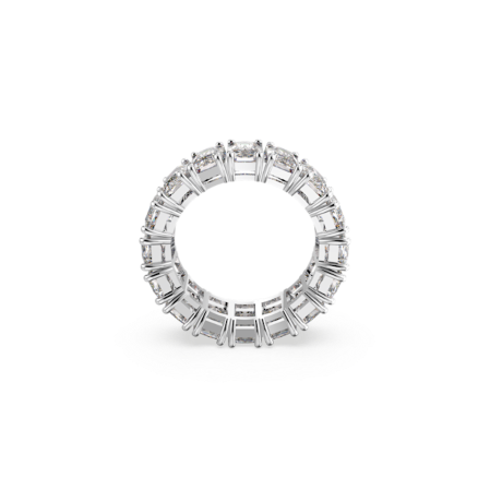 Resim Vittore Yüzük, Dikdörtgen kesim, Beyaz, Rodyum kaplama