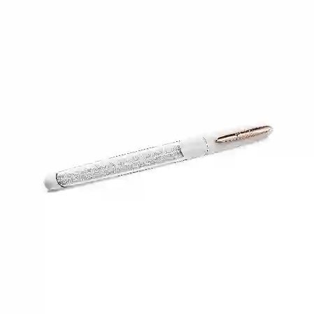 Resim Crystalline Nova Top Uçlu Kalem, Beyaz, Pembe altın rengi kaplama