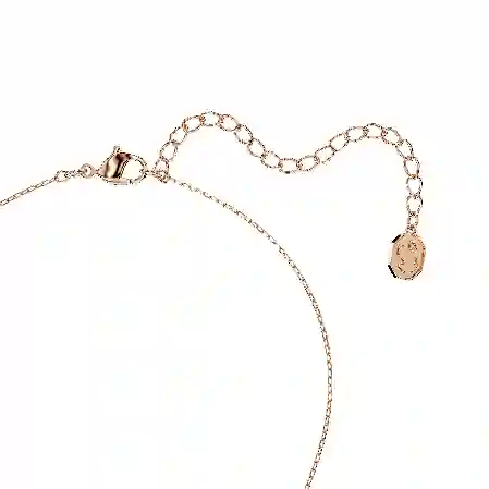 Resim Mesmera Kolye, Karışık kesimler, Beyaz, Pembe altın rengi kaplama