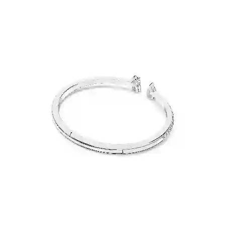 Resim Mesmera Attract Kelepçe, Karışık kesimler, Beyaz, Rodyum kaplama