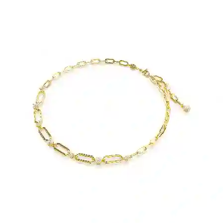 Resim Constella Kolye, Beyaz, Altın rengi kaplama