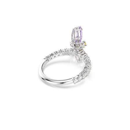 Resim Ariana Grande x Swarovski Motif Yüzük, Karışık kesimler, Yusufçuk, Çok renkli, Rodyum kaplama