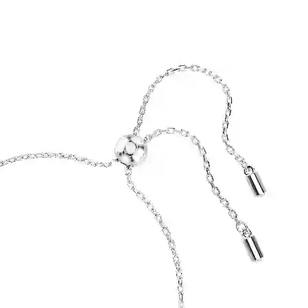 Resim Una Angelic Bileklik, Yuvarlak kesim, Çift taraflı motifler, Beyaz, Rodyum kaplama