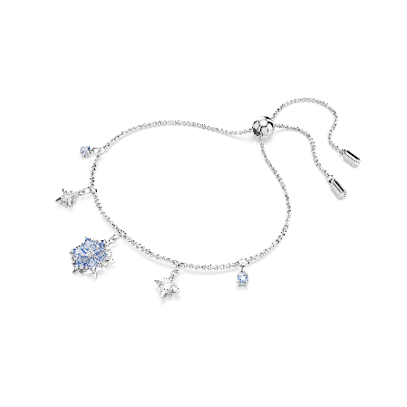 Resim Magic Bileklik, Kar tanesi, Mavi, Rodyum kaplama