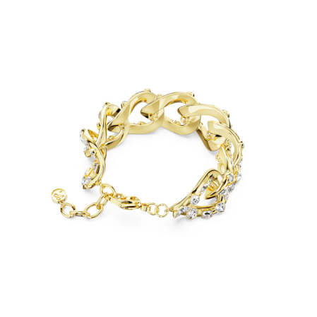 Resim Dextera Bileklik, Çarpıcı, Karışık kesim, Beyaz, Altın rengi kaplama