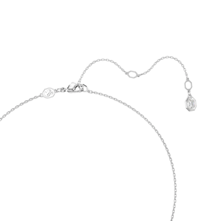 Resim Dextera Kolye, Pavé, Beyaz, Rodyum kaplama