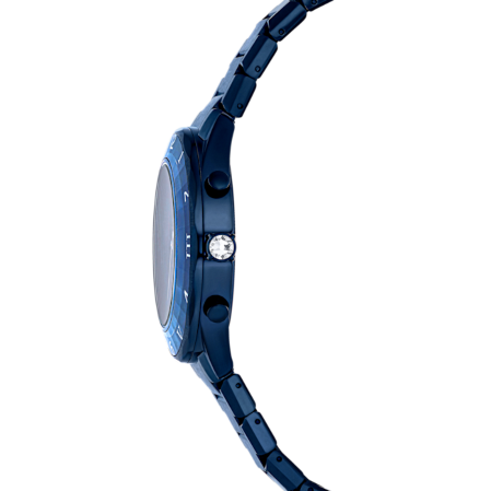 Resim Saat, 39 mm, İsviçre Üretimi, Metal bileklik, Mavi, Mavi yüzey