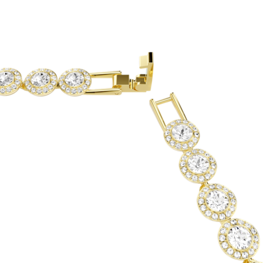 Resim Una Angelic Set, Set (3), Yuvarlak kesim, Beyaz, Altın rengi kaplama