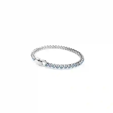 Resim Imber Emily Tennis bileklik, Yuvarlak kesim, Mavi, Rodyum kaplama