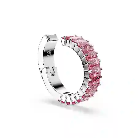 Resim Matrix kelepçe küpe, Baget kesim, Rodyum kaplama