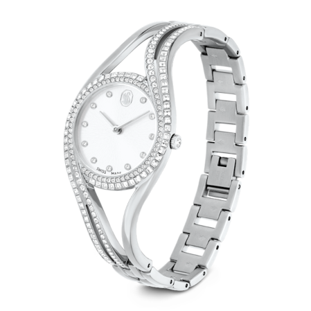 Resim Hyperbola Halka bileklik saat, İsviçre Üretimi, Gümüş rengi, Paslanmaz çelik