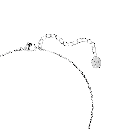 Resim Bella V Kolye, Yuvarlak kesim, Pembe, Rodyum kaplama