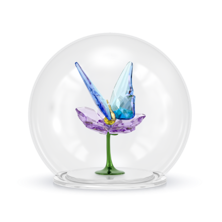 Resim Idyllia Cam Top Kelebek ve Çiçek