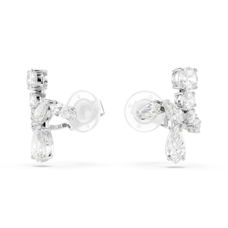 Resim Matrix Klipsli Küpeler, Karışık kesimler, Beyaz, Rodyum kaplama